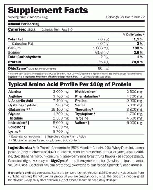 Amix Micellar Casein 1000 g