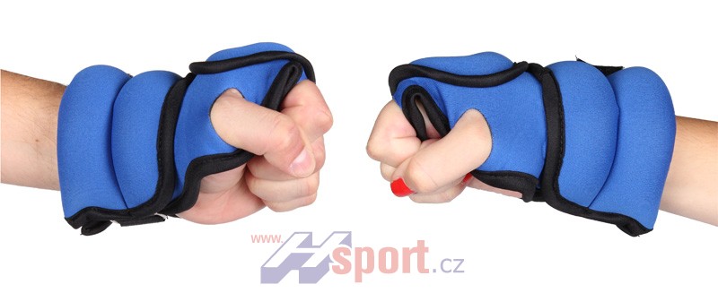 Rukavice na piloxing 2 x 0,5 kg modré