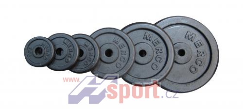 Litinové závaží Merco 30 mm, 5 kg