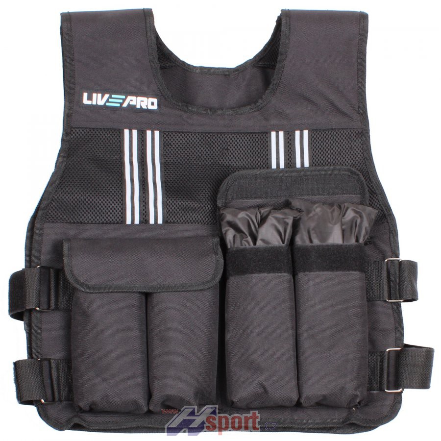Zátěžová vesta Livepro 10 kg