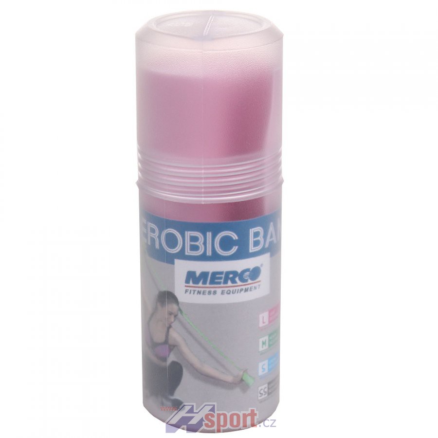 Aerobic Band posilovací guma růžová