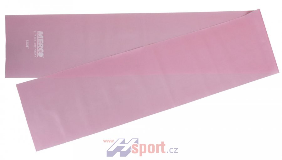 Aerobic Band posilovací guma růžová