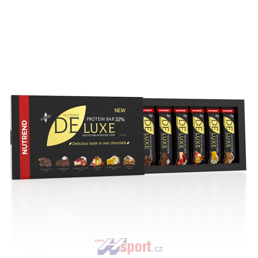 Nutrend Deluxe protein bar 6x60 g - dárkové bálení