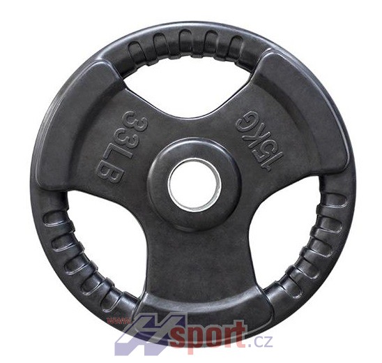 Olympijský kotouč Attack pogumovaný 15 kg