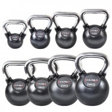 Kettlebell s chromovou rukojetí HMS 16 kg