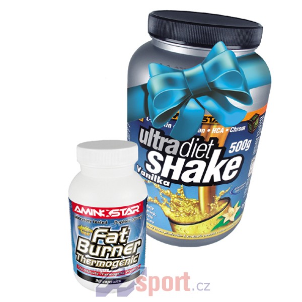 FAT BURNER THERMOG.90cps + ULTRA DIET SHAKE 500g ZDARMA