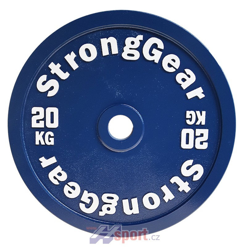 Závodní ocelový kotouč StrongGear 20 kg