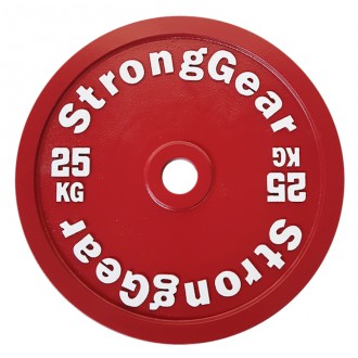 Závodní ocelový kotouč StrongGear 25 kg