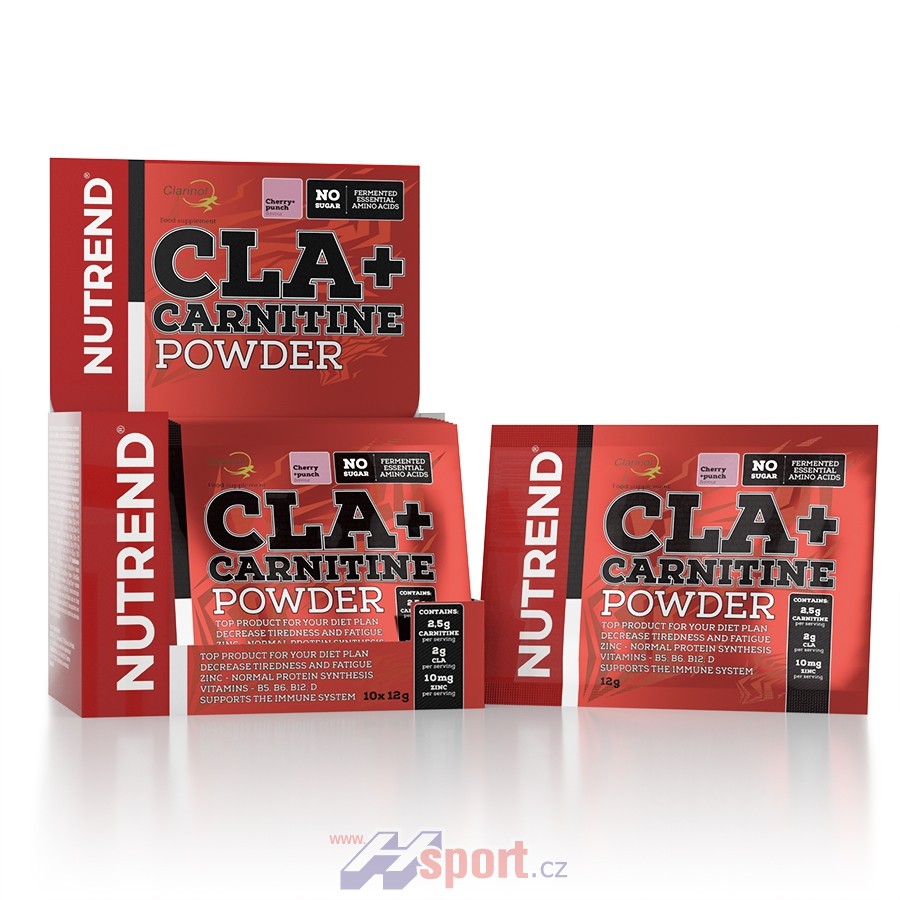 Nutrend CLA + Carnitine Powder 10x12 g