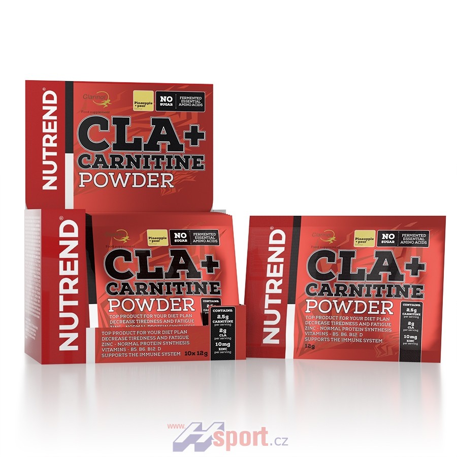 Nutrend CLA + Carnitine Powder 10x12 g