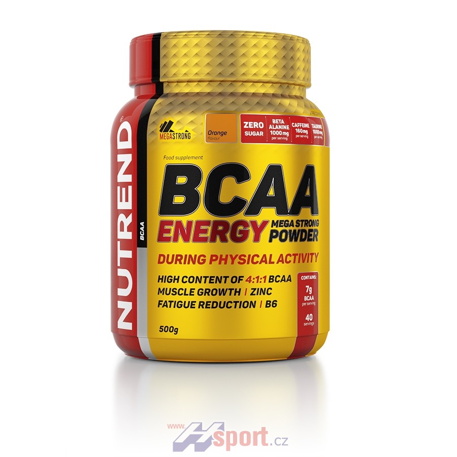 Nutrend BCAA Energy Mega Strong Powder 500 g