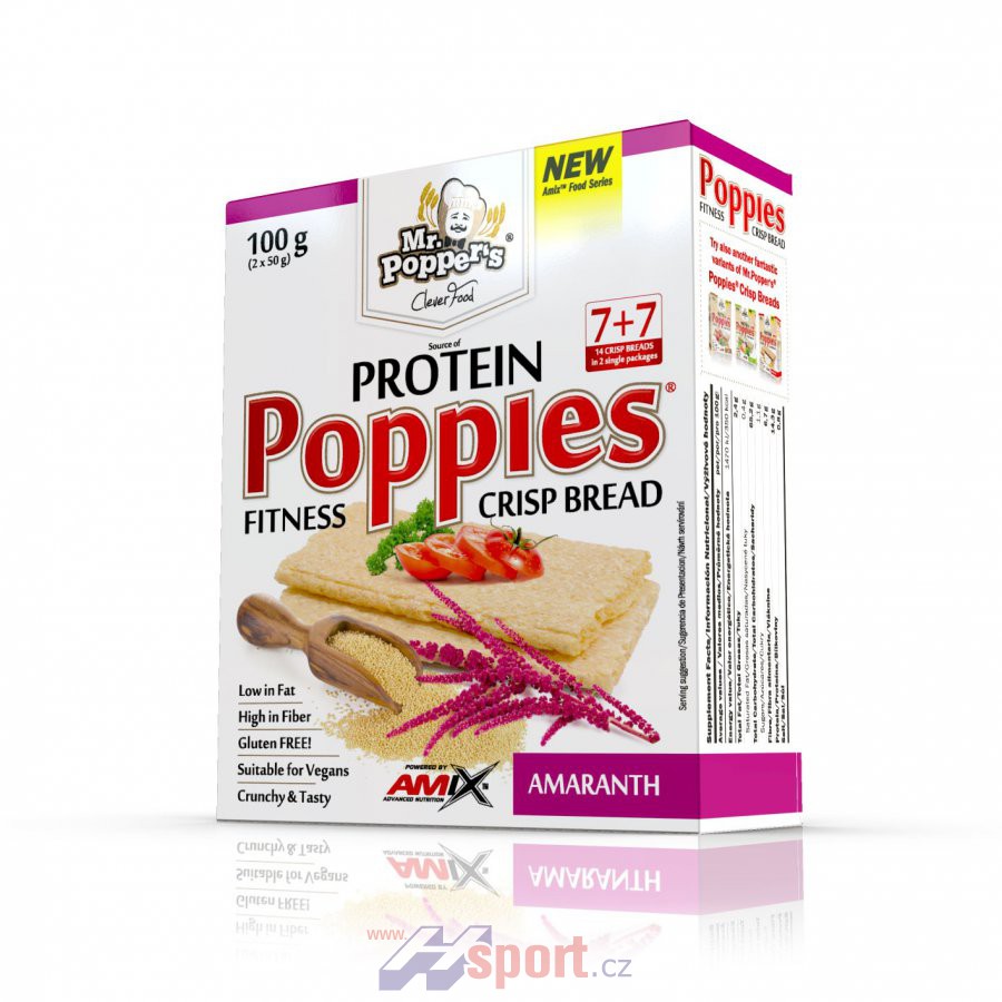 Amix Protein Crisp Bread Poppies 100 g