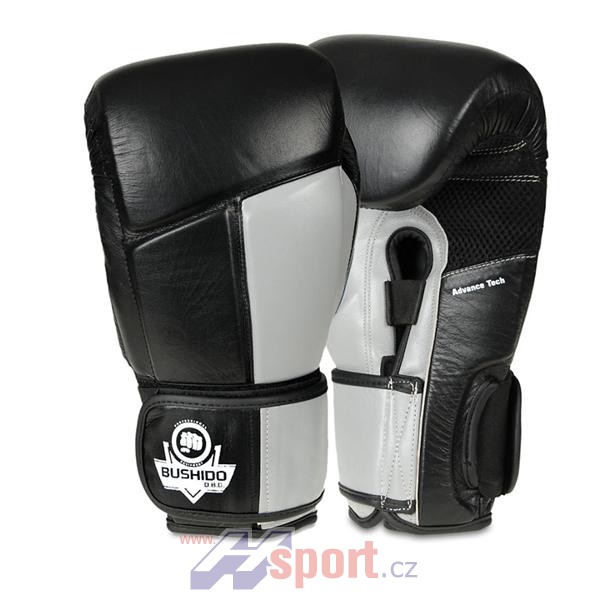 Boxerské rukavice DBX Bushido ARB-431 šedé, 14 oz