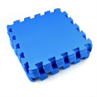 Zátěžová podložka Attack Puzzle 12 ks modrá