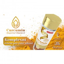 Nutrend Curcumin + Bioperin + Vitamín D 60 cps