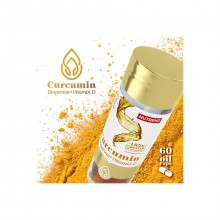 Nutrend Curcumin + Bioperin + Vitamín D 60 cps