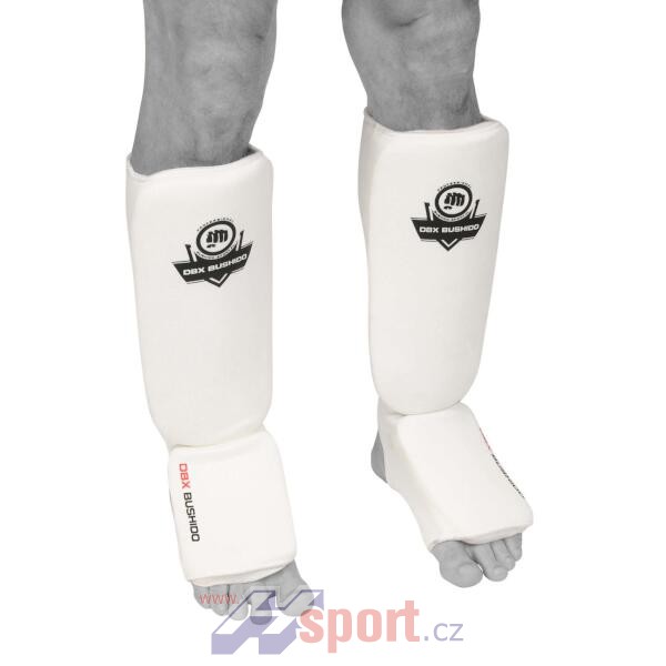 Chrániče holenní DBX Bushido ARP-2107, vel. M, bílé
