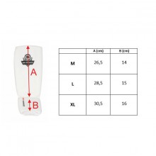 Chrániče holenní DBX Bushido ARP-2107, vel. M, bílé