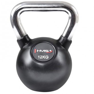 Kettlebell s chromovou rukojetí HMS 12 kg