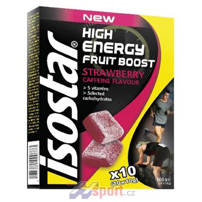 Isostar Fruit boost coffein 10 x 10 g