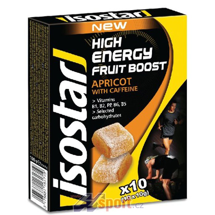 Isostar Fruit boost coffein 10 x 10 g