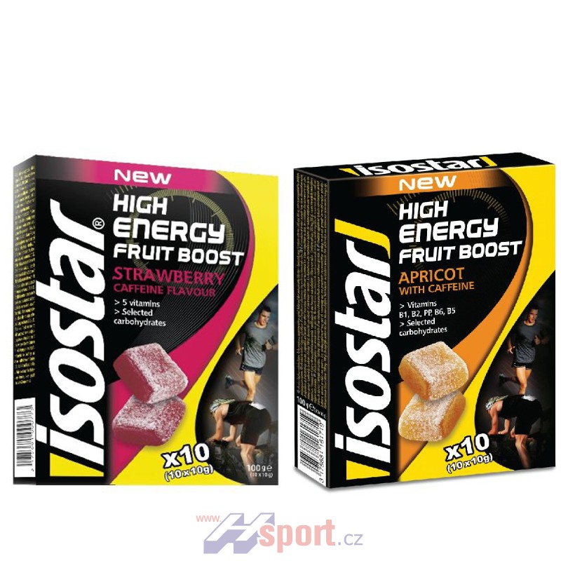 Isostar Fruit boost coffein 10 x 10 g