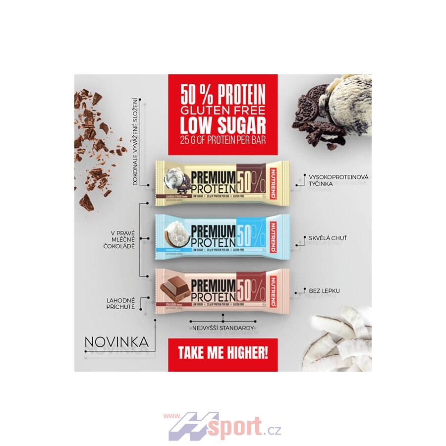 Nutrend Premium Protein Bar 50 g