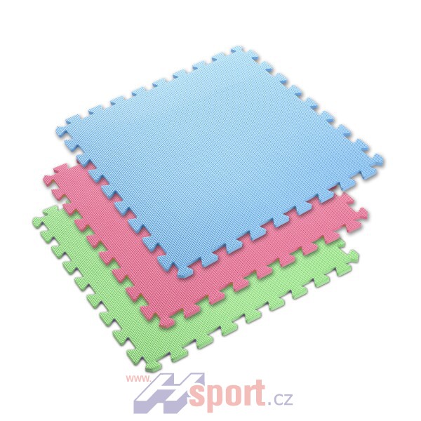 Ochraná puzzle podložka barevná 9 ks
