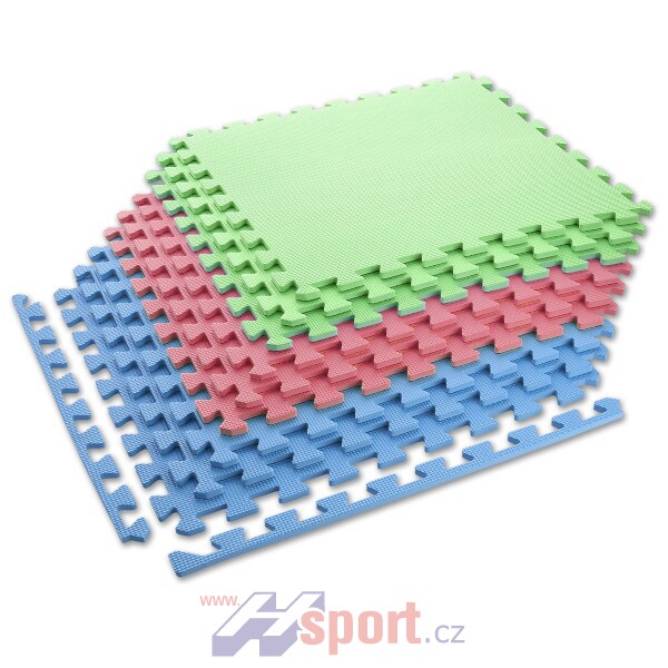 Ochraná puzzle podložka barevná 9 ks