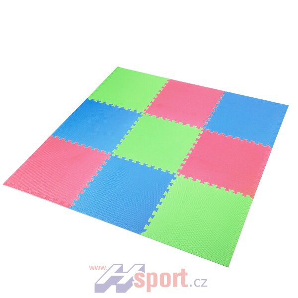 Ochraná puzzle podložka barevná 9 ks