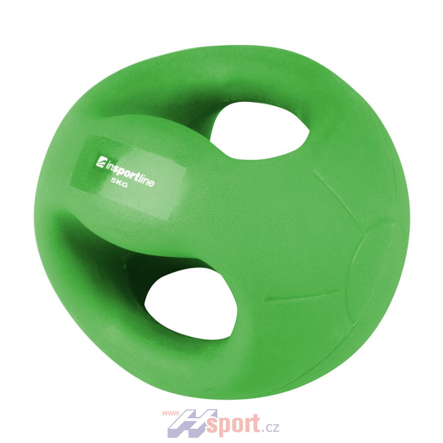 Medicineball s úchopy Insportline 5 kg
