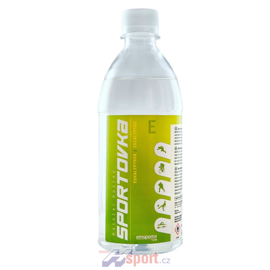 Masážní roztok Sportovka eukalyptová 500 ml