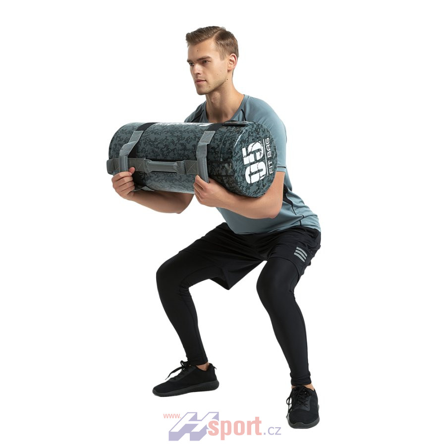 Posilovací vak s úchopy inSPORTline FitBag Camu 20 kg