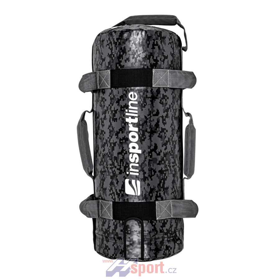 Posilovací vak s úchopy inSPORTline FitBag Camu 25 kg