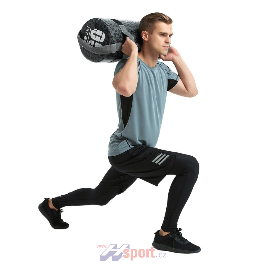 Posilovací vak s úchopy inSPORTline FitBag Camu 25 kg