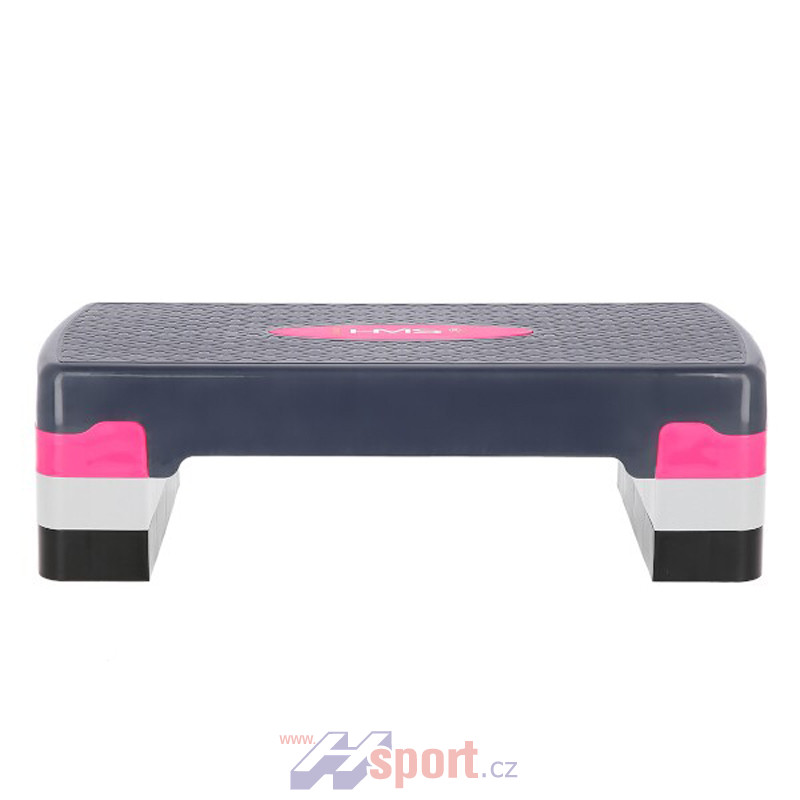 AS002 růžovo-šedý step na aerobic HMS