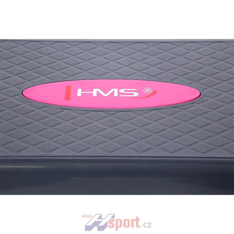 AS002 růžovo-šedý step na aerobic HMS