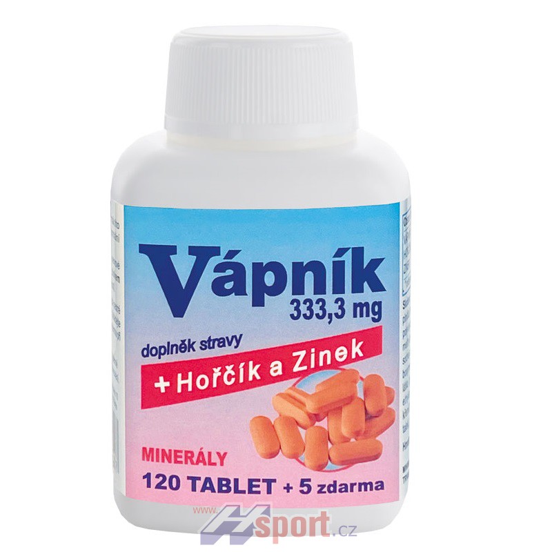 Hsport Vápník + Hořčík + Zinek 125tbl