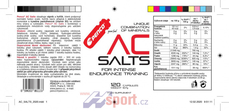 Penco AC Salts 120tob.