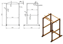 Posilovací klec - Pro Squat Rack 4000