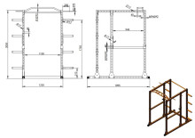 Posilovací klec - Pro Squat Rack 6000