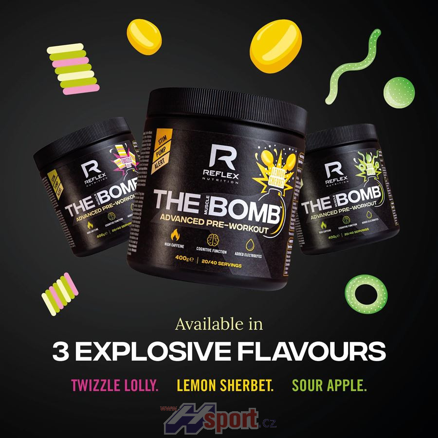 The Muscle BOMB Caffeine free 400 g