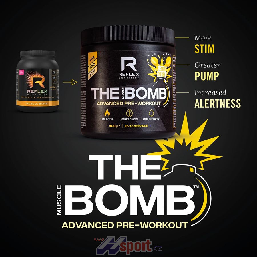 The Muscle BOMB Caffeine free 400 g