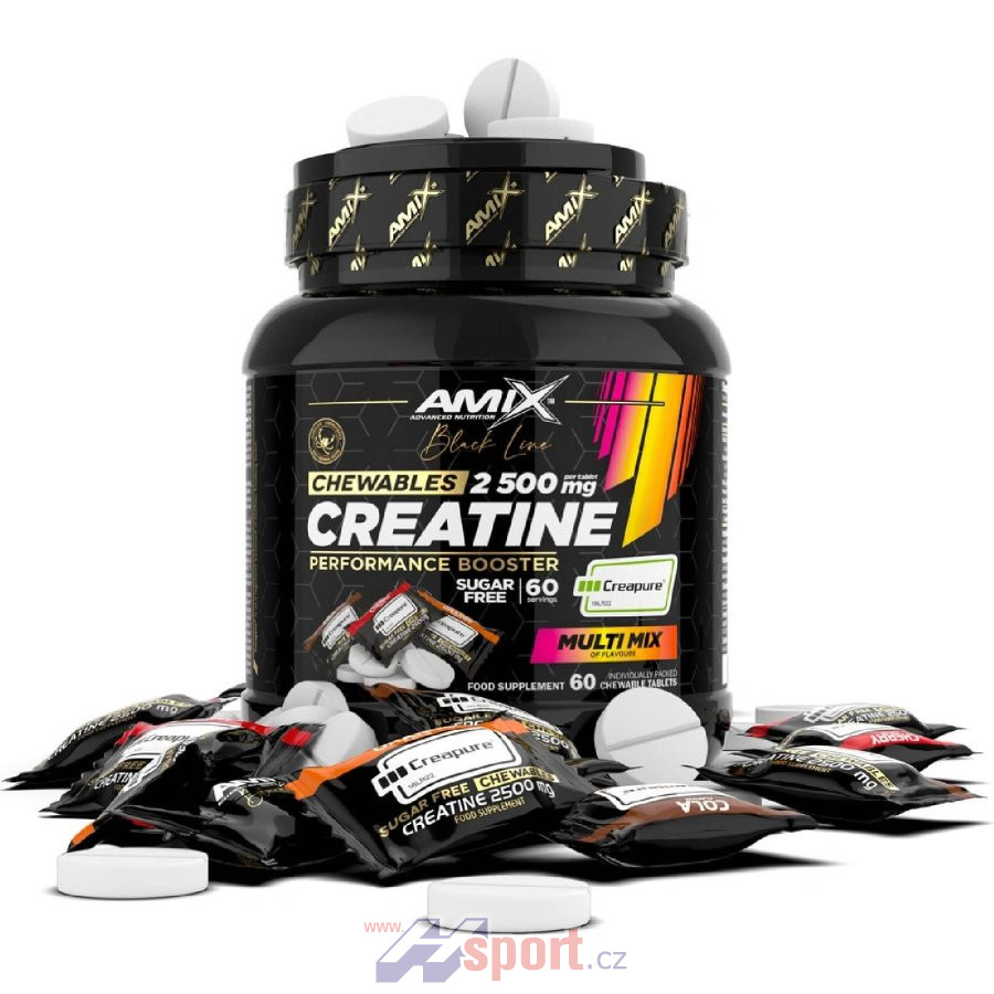 Amix Black Line Creatine Creapure 2500 mg Chewable Tabs