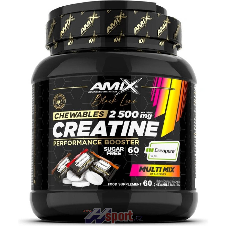 Amix Black Line Creatine Creapure 2500 mg Chewable Tabs