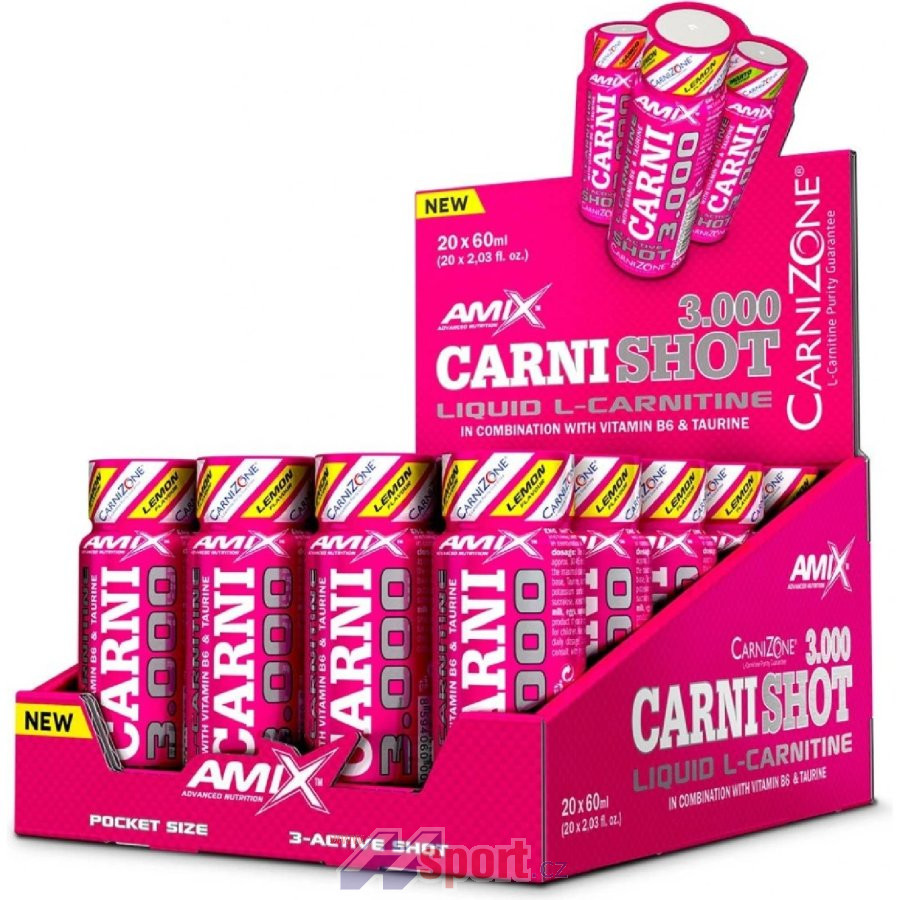 Amix Carni Shot 3000 mg - 20 x 60 ml