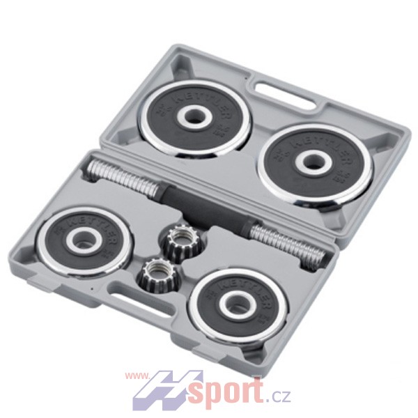 7484-700 ČINKOVÝ SET MALÝ 10 kg KUFR - chrom,guma