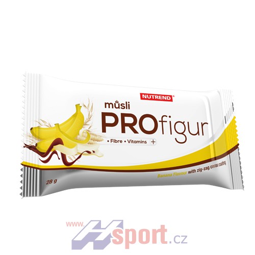 Nutrend ProFigur müsli - cik cak čokoládová poleva 28 g