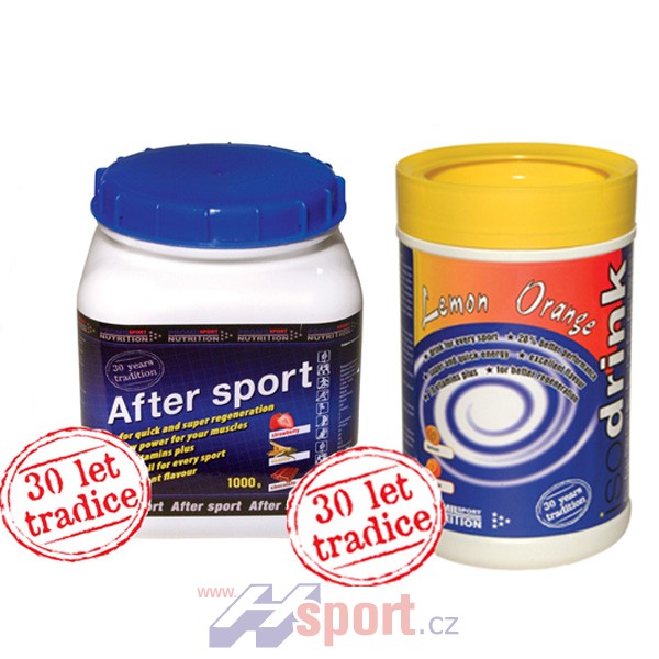 AKCE - AFTER SPORT 1000g + ISO DRINK 500g