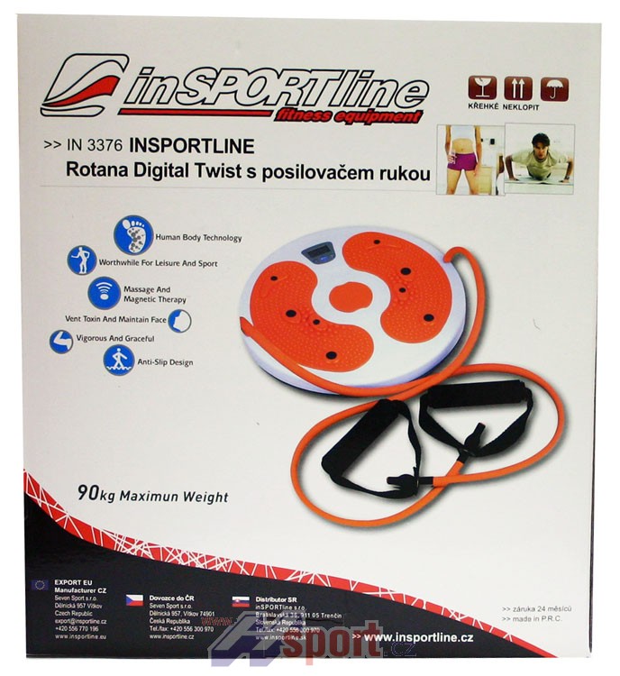 Rotana inSPORTline Twist Digital s posilovačem rukou